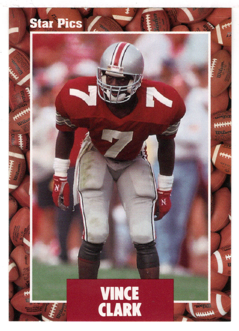 Vinnie Clark (NFL - NCAA Football Card) 1991 Star Pics # 77 Mint