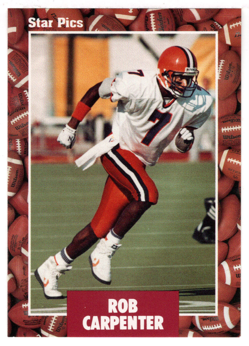 Rob Carpenter (NFL - NCAA Football Card) 1991 Star Pics # 79 Mint