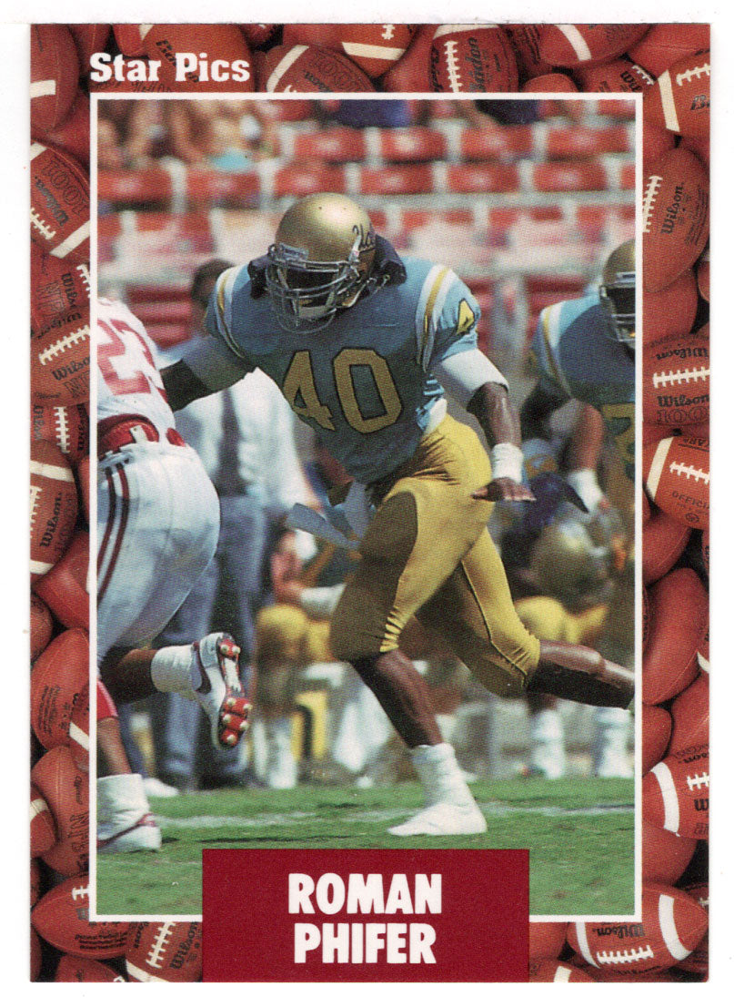 Roman Phifer (NFL - NCAA Football Card) 1991 Star Pics # 81 Mint