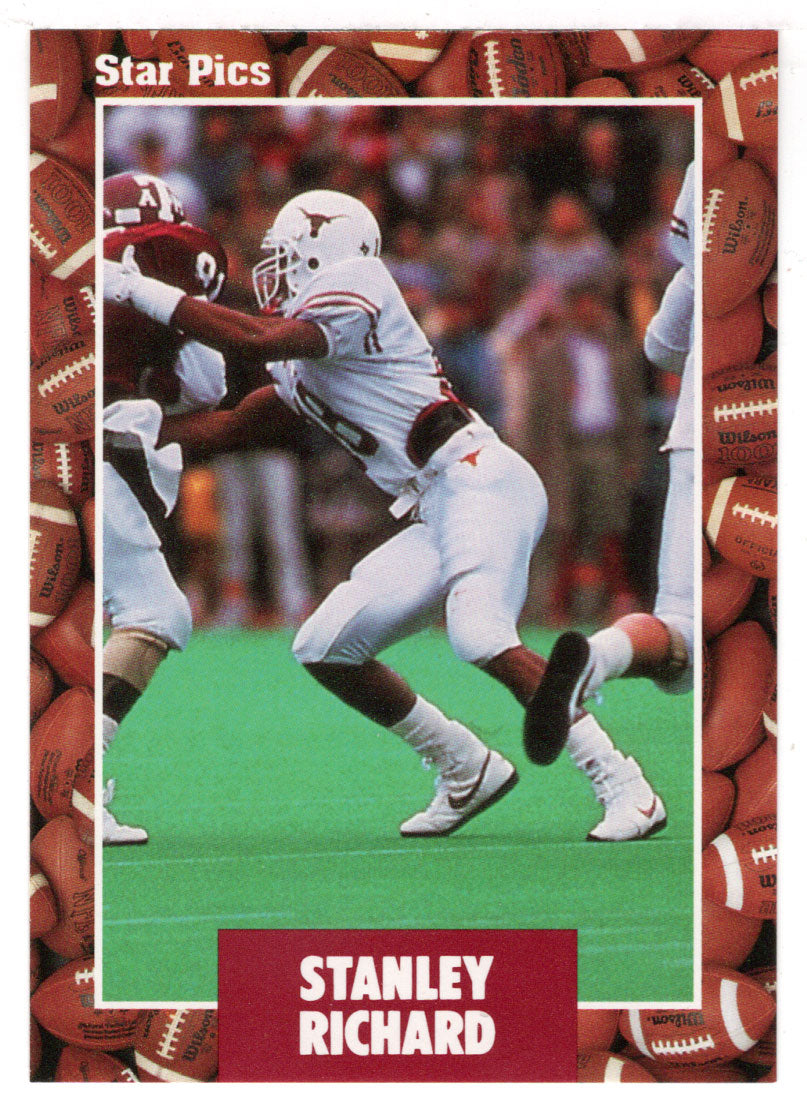 Stanley Richard (NFL - NCAA Football Card) 1991 Star Pics # 86 Mint