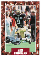 Mike Pritchard (NFL - NCAA Football Card) 1991 Star Pics # 88 Mint