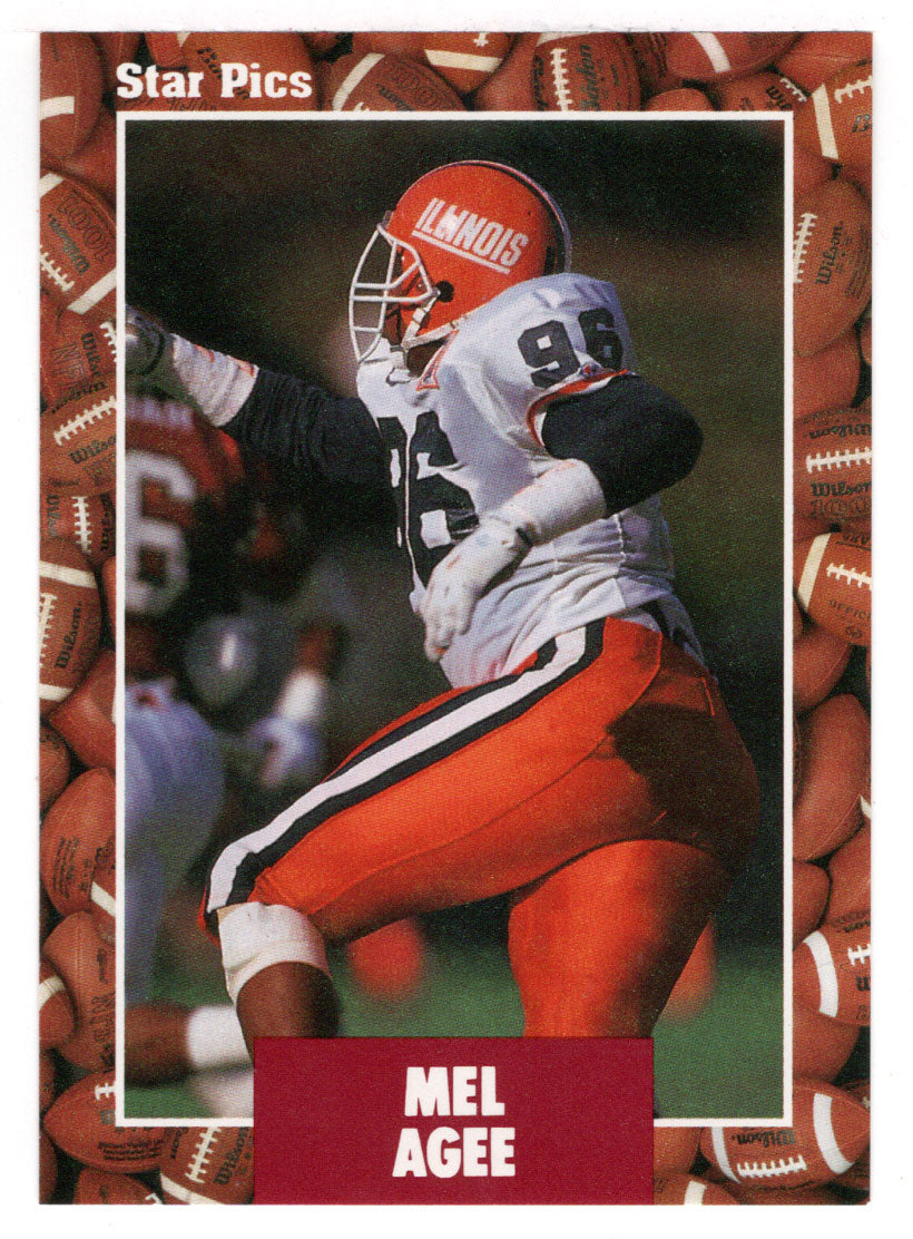 Mel Agee (NFL - NCAA Football Card) 1991 Star Pics # 89 Mint