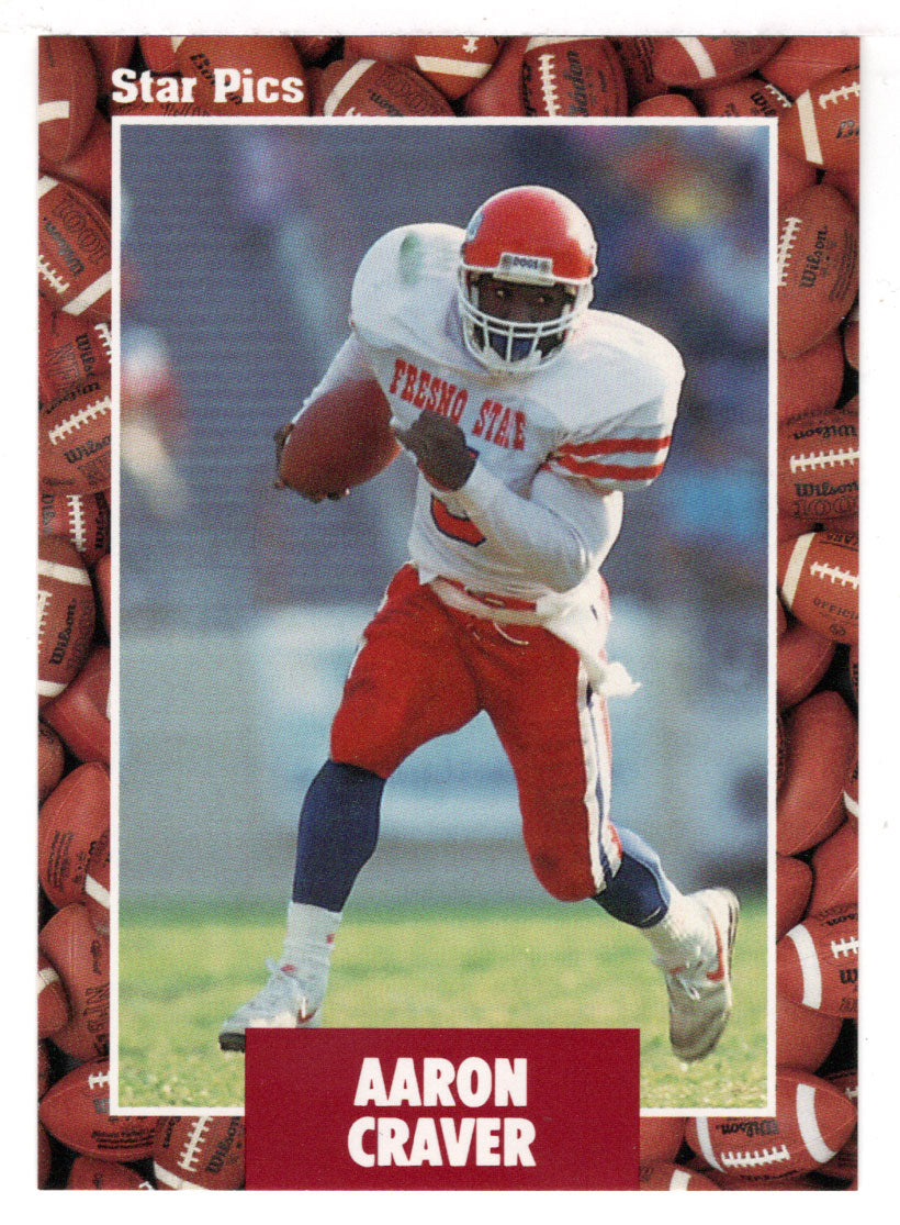 Aaron Craver (NFL - NCAA Football Card) 1991 Star Pics # 90 Mint