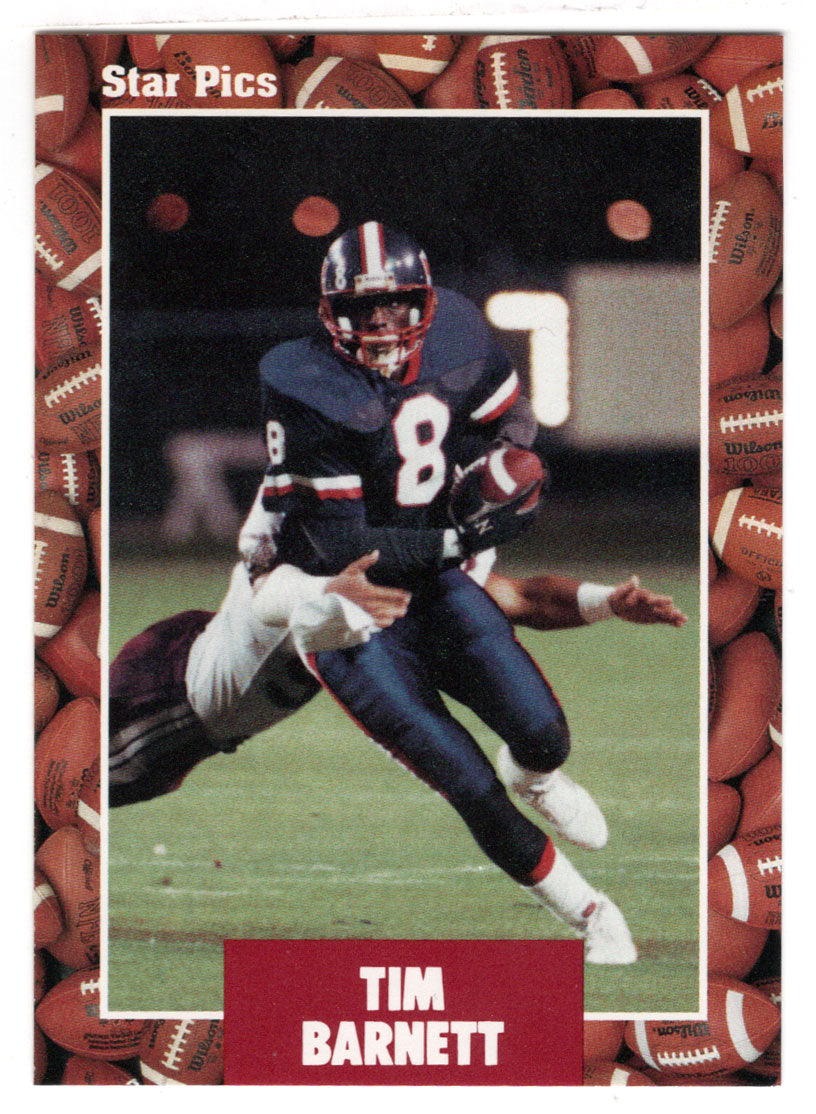 Tim Barnett (NFL - NCAA Football Card) 1991 Star Pics # 91 Mint