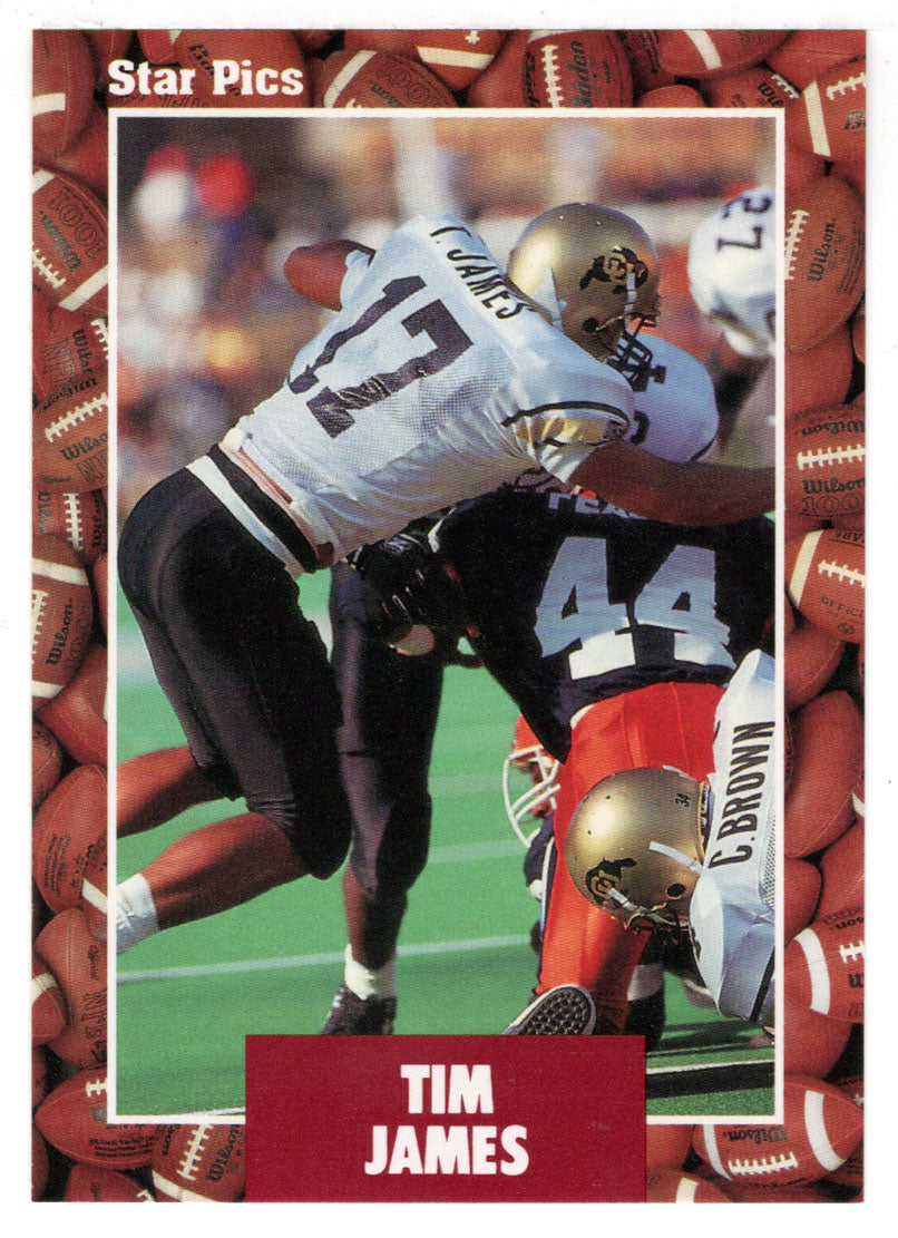 Tim James (NFL - NCAA Football Card) 1991 Star Pics # 96 Mint