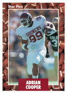 Adrian Cooper - Oklahoma Sooners (NFL - NCAA Football Card) 1991 Star Pics # 101 Mint