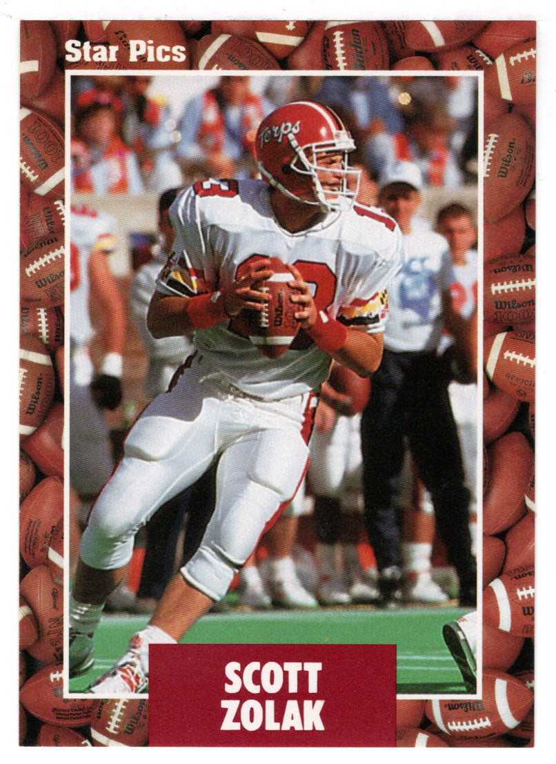 Scott Zolak (NFL - NCAA Football Card) 1991 Star Pics # 103 Mint