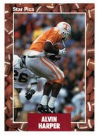 Alvin Harper - Tennessee Volunteers (NFL - NCAA Football Card) 1991 Star Pics # 107 Mint