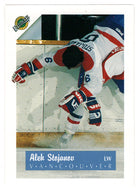 Alek Stojanov - Vancouver Canucks (NHL Hockey Card) 1991 Ultimate Draft Picks # 6 Mint