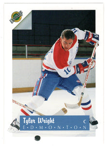 Tyler Wright - Edmonton Oilers (NHL Hockey Card) 1991 Ultimate Draft Picks # 10 Mint