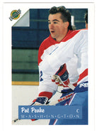 Pat Peake - Washington Capitals (NHL Hockey Card) 1991 Ultimate Draft Picks # 12 Mint