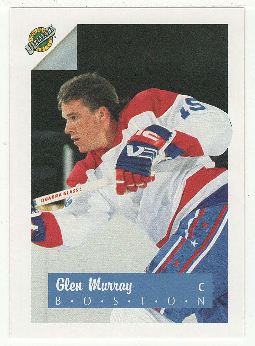 Glen Murray - Boston Bruins (NHL Hockey Card) 1991 Ultimate Draft Picks # 15 Mint