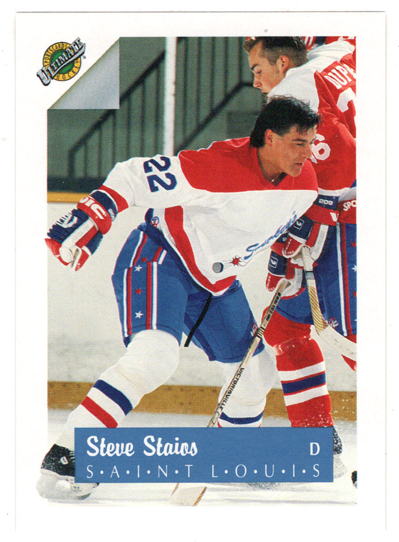 Steve Staios - St. Louis Blues (NHL Hockey Card) 1991 Ultimate Draft Picks # 22 Mint