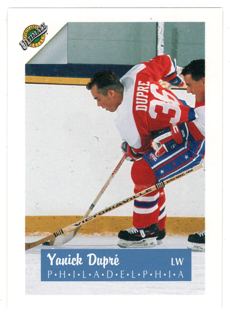 Yanick Dupre - Philadelphia Flyers (NHL Hockey Card) 1991 Ultimate Draft Picks # 36 Mint