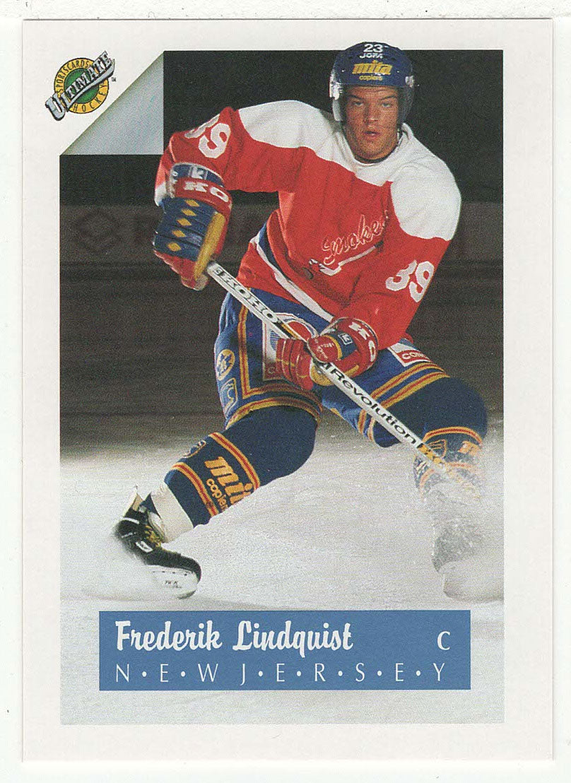 Fredrik Lindquist - New Jersey Devils (NHL Hockey Card) 1991 Ultimate Draft Picks # 39 Mint