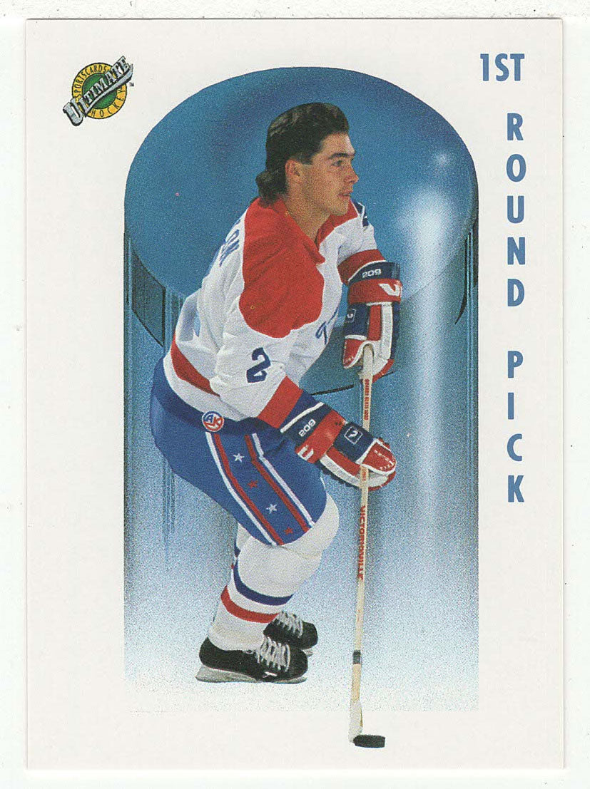 Pat Falloon - San Jose Sharks - 1st Round Pick (NHL Hockey Card) 1991 Ultimate Draft Picks # 58 Mint