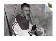 Niklas Sundblad - Calgary Flames - B&W Portrait (NHL Hockey Card) 1991 Ultimate Draft Picks # 85 Mint