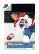 Niklas Sundblad - Calgary Flames (NHL Hockey Card) 1991 Ultimate Draft Picks French Edition # 16 Mint