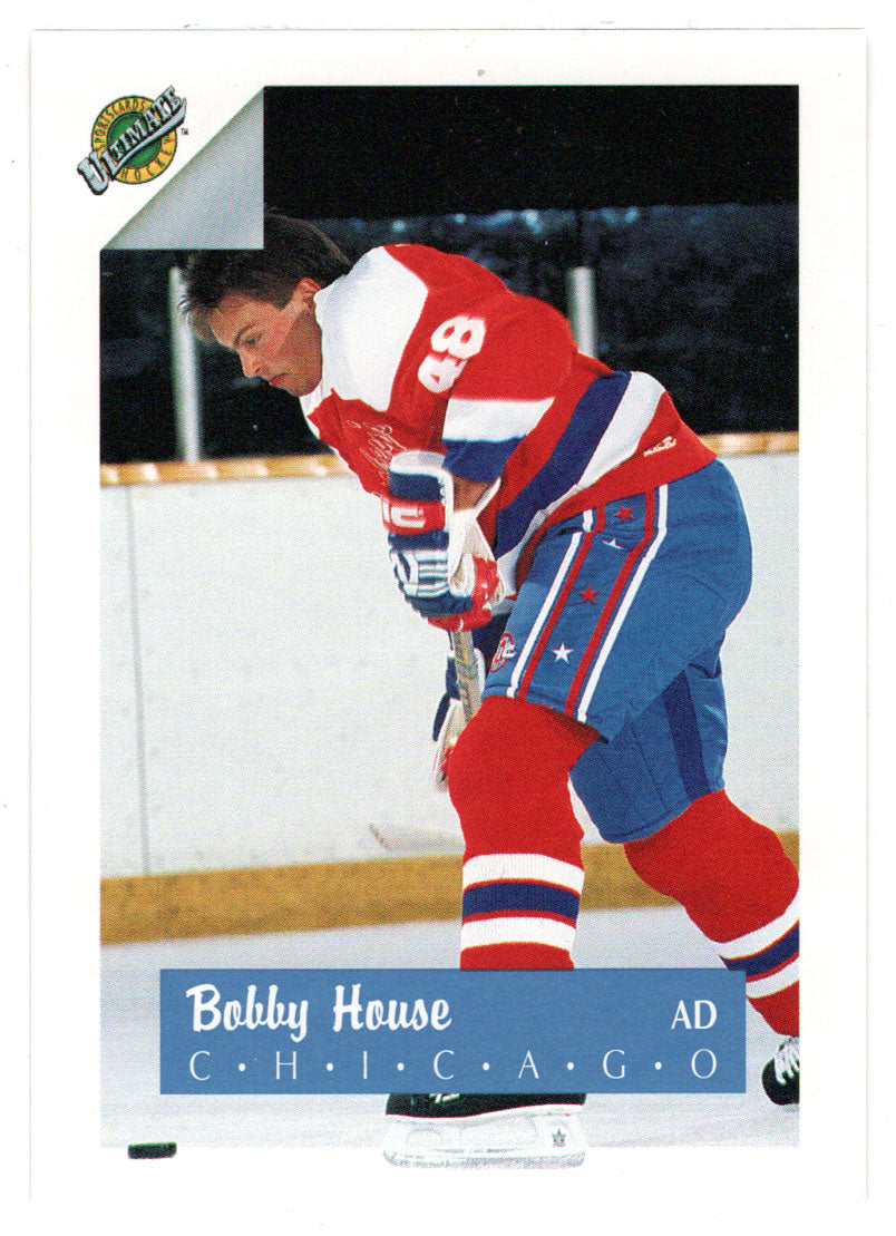 Bobby House - Chicago Blackhawks (NHL Hockey Card) 1991 Ultimate Draft Picks French Edition # 47 Mint