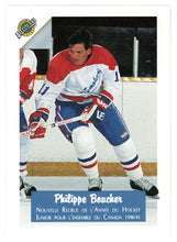 Load image into Gallery viewer, Philippe Boucher - Jeff Nelson - Scott Niedermayer (NHL Hockey Card) 1991 Ultimate Draft Picks French Edition # 75 Mint
