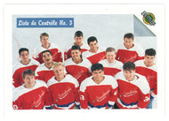 Checklist # 3 - Third and Fourth Round Group Shot (NHL Hockey Card) 1991 Ultimate Draft Picks French Edition # 77 Mint