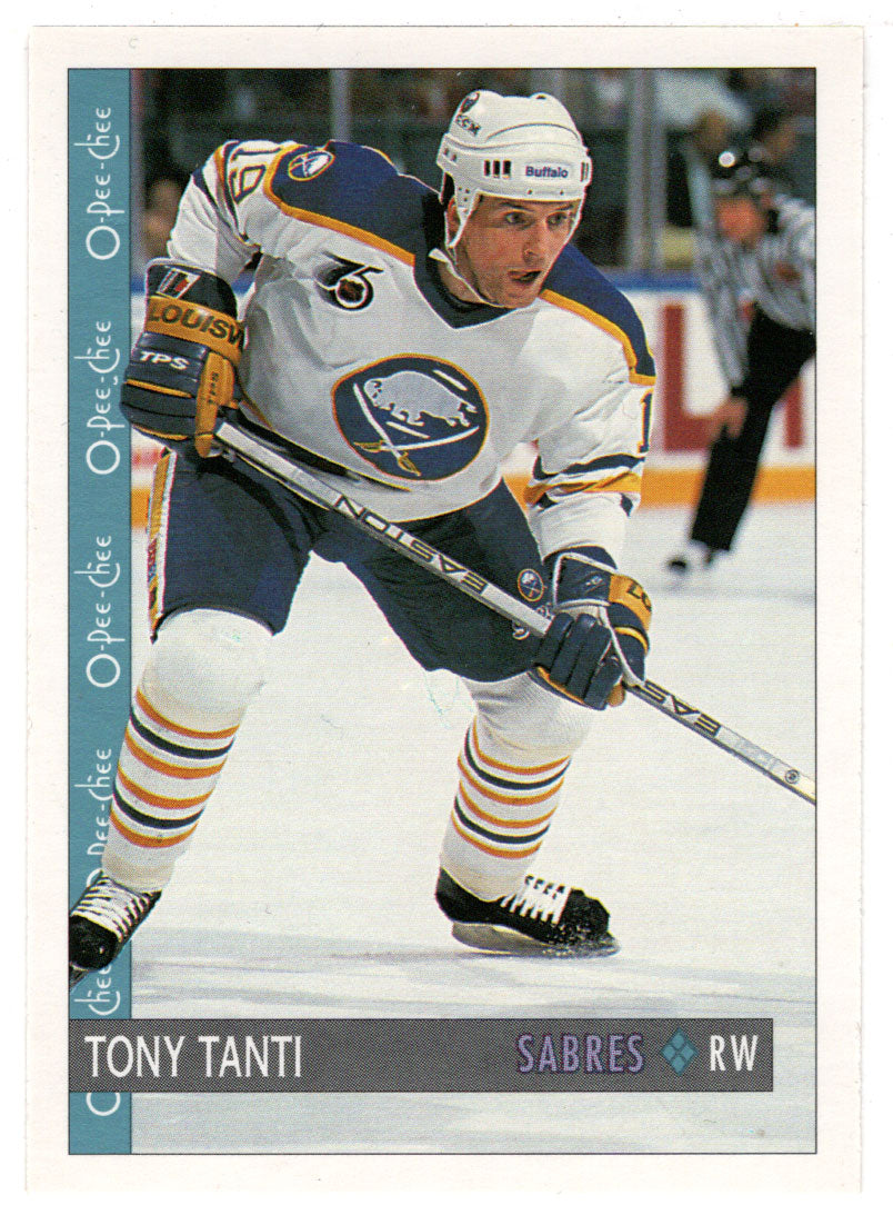 Tony Tanti - Buffalo Sabres (NHL Hockey Card) 1992-93 O-Pee-Chee # 34 Mint