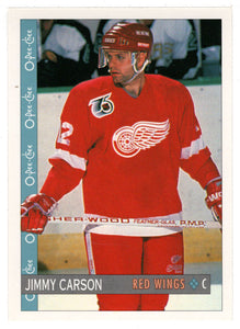 Jimmy Carson - Detroit Red Wings (NHL Hockey Card) 1992-93 O-Pee-Chee # 152 Mint