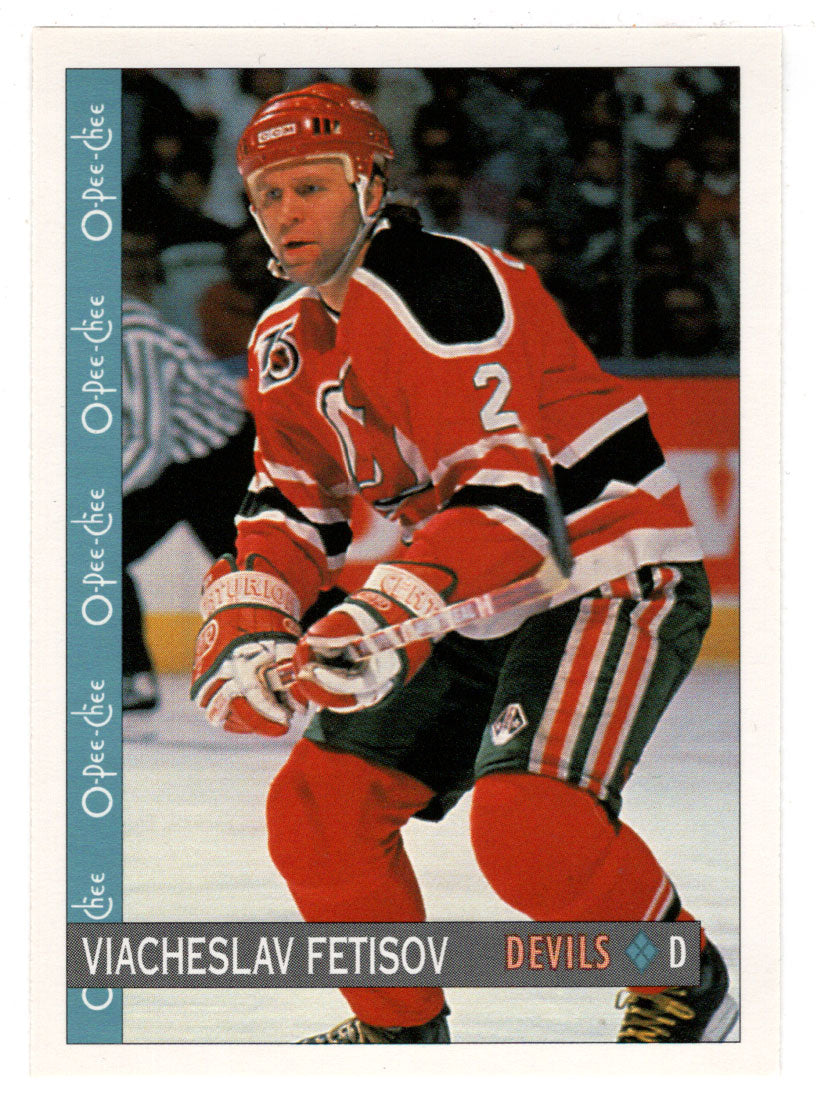 Slava Fetisov - New Jersey Devils (NHL Hockey Card) 1992-93 O-Pee-Chee # 162 Mint