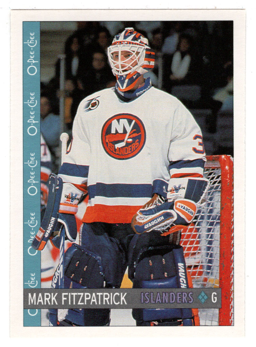 Mark Fitzpatrick - New York Islanders (NHL Hockey Card) 1992-93 O-Pee-Chee # 204 Mint