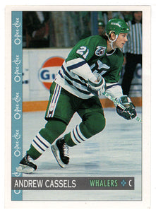 Andrew Cassels - Hartford Whalers (NHL Hockey Card) 1992-93 O-Pee-Chee # 222 Mint