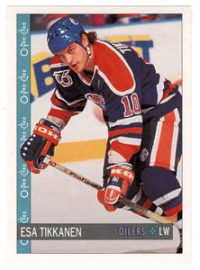 Esa Tikkanen - Hartford Whalers (NHL Hockey Card) 1992-93 O-Pee-Chee # 319 Mint