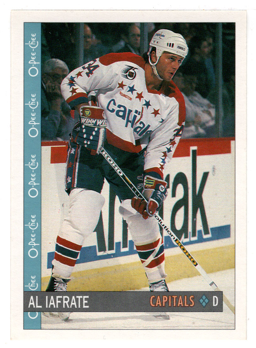 Al Iafrate - Washington Capitals (NHL Hockey Card) 1992-93 O-Pee-Chee # 341 Mint