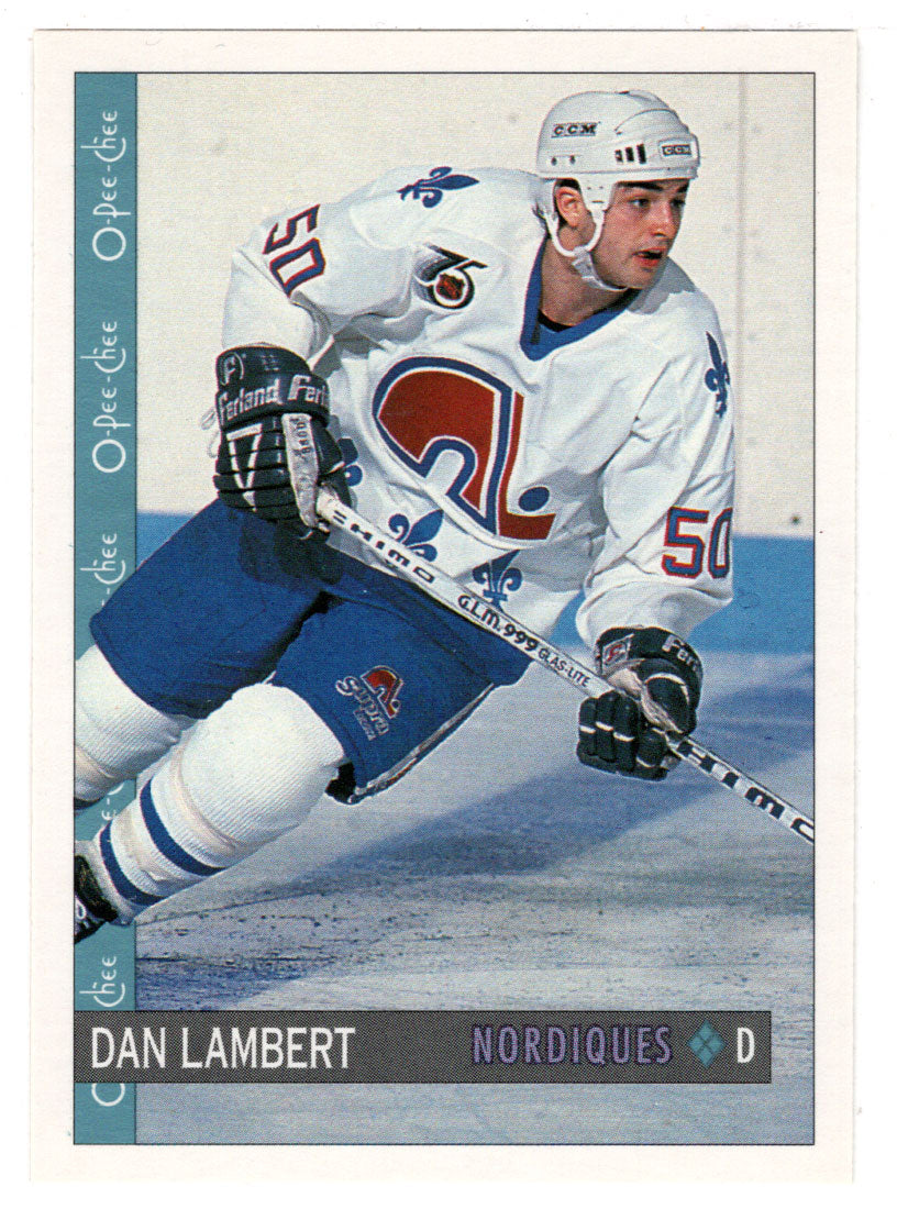 Dan Lambert - Quebec Nordiques (NHL Hockey Card) 1992-93 O-Pee-Chee # 357 Mint