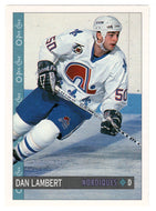 Dan Lambert - Quebec Nordiques (NHL Hockey Card) 1992-93 O-Pee-Chee # 357 Mint