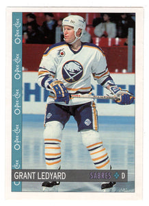 Grant Ledyard - Buffalo Sabres (NHL Hockey Card) 1992-93 O-Pee-Chee # 393 Mint