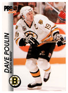 Dave Poulin - Boston Bruins (NHL Hockey Card) 1992-93 Pro Set # 9 Mint