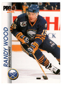 Randy Wood - Buffalo Sabres (NHL Hockey Card) 1992-93 Pro Set # 20 Mint