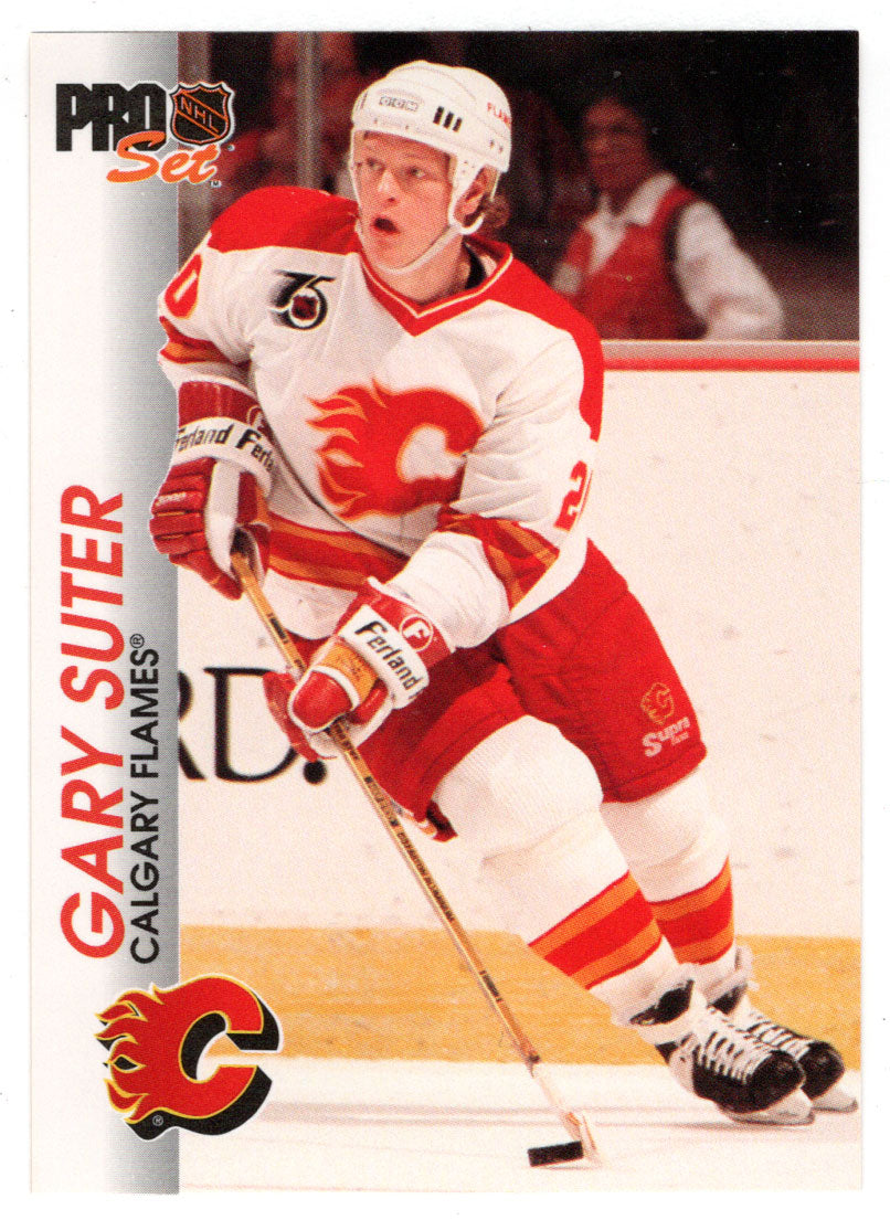 Gary Suter - Calgary Flames (NHL Hockey Card) 1992-93 Pro Set # 27 Mint