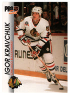 Igor Kravchuk - Chicago Blackhawks (NHL Hockey Card) 1992-93 Pro Set # 35 Mint