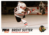 Brent Sutter - Chicago Blackhawks (NHL Hockey Card) 1992-93 Pro Set # 36 Mint