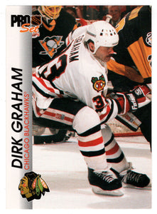 Dirk Graham - Chicago Blackhawks (NHL Hockey Card) 1992-93 Pro Set # 38 Mint