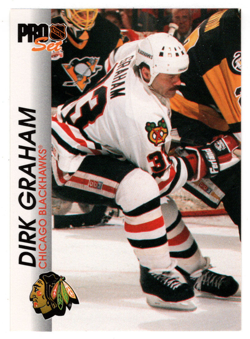 Dirk Graham - Chicago Blackhawks (NHL Hockey Card) 1992-93 Pro Set # 38 Mint