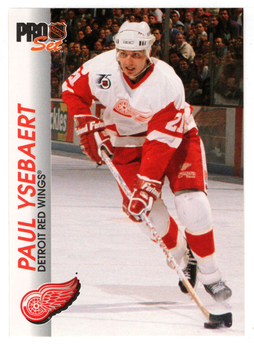 Paul Ysebaert - Detroit Red Wings (NHL Hockey Card) 1992-93 Pro Set # 41 Mint