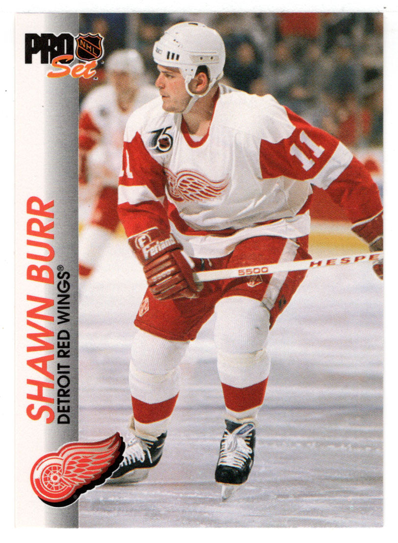 Shawn Burr - Detroit Red Wings (NHL Hockey Card) 1992-93 Pro Set # 45 Mint