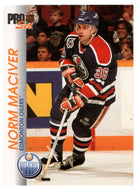 Norm Maciver - Edmonton Oilers (NHL Hockey Card) 1992-93 Pro Set # 50 Mint
