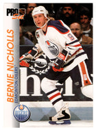 Bernie Nicholls - Edmonton Oilers (NHL Hockey Card) 1992-93 Pro Set # 52 Mint