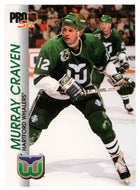 Murray Craven - Hartford Whalers (NHL Hockey Card) 1992-93 Pro Set # 60 Mint