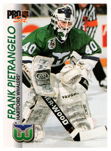 Frank Pietrangelo - Hartford Whalers (NHL Hockey Card) 1992-93 Pro Set # 64 Mint