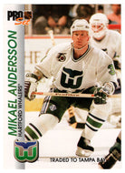 Mikael Andersson - Tampa Bay Lightning (NHL Hockey Card) 1992-93 Pro Set # 65 Mint