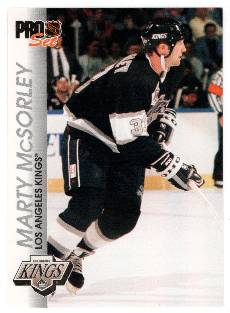 Marty McSorley - Los Angeles Kings (NHL Hockey Card) 1992-93 Pro Set # 69 Mint